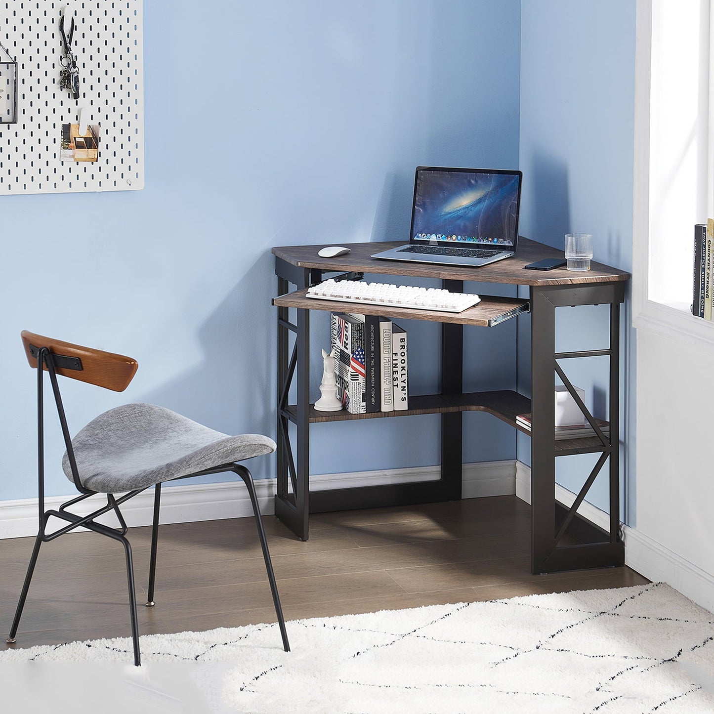 VECELO Corner Computer Desk Workstation Table for Home Office - Special