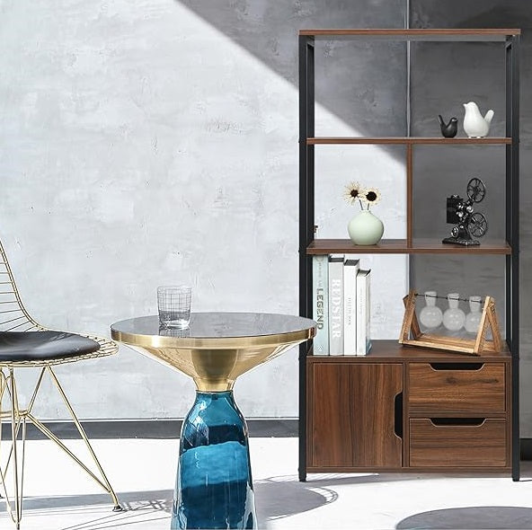 Woltu Kitchen Lounge Living Drawing Room book case Cabinet Storage Rack