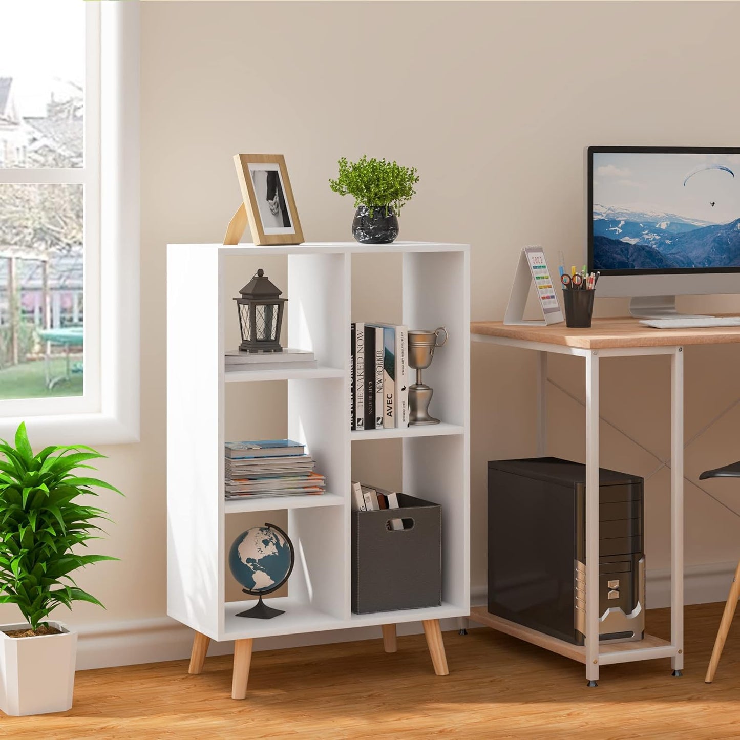 Wudu Hollow Lounge Drawing Room Storage Office book case Decor