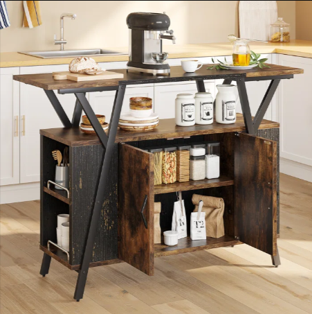 Linneman Kitchen Island Organizer Rack