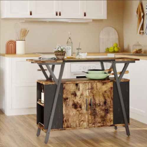 Linneman Kitchen Island Organizer Rack