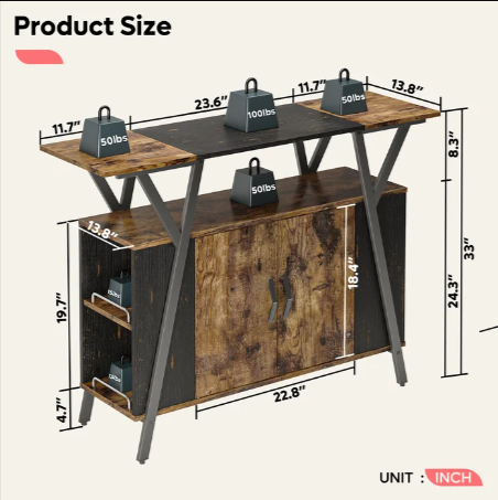 Linneman Kitchen Island Organizer Rack