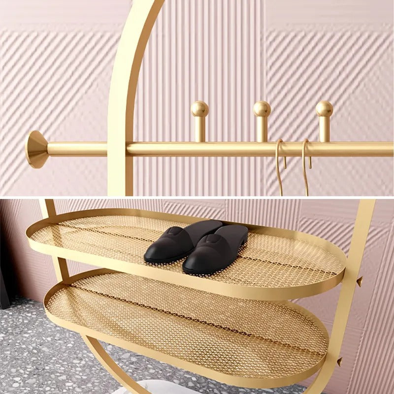 Wreathe Organizer Living Bedroom Cloth Shoe Storage Rack