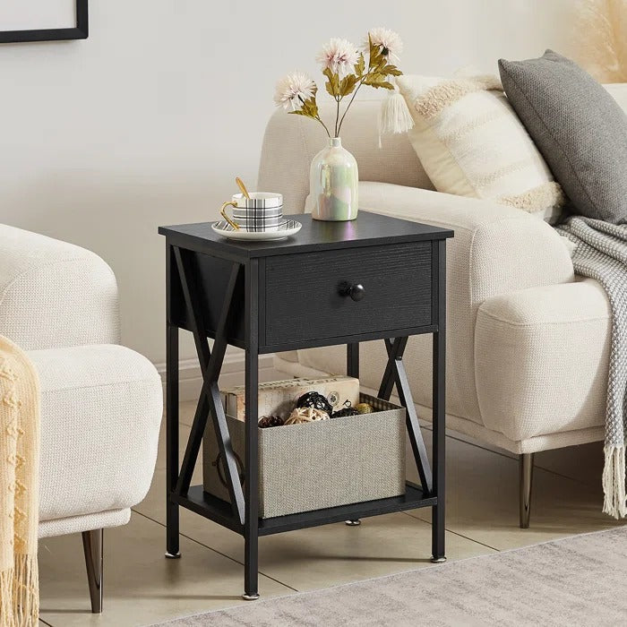 Halstein Lounge Bed Room Organizer Side Table Decor
