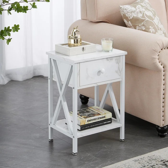 Halstein Lounge Bed Room Organizer Side Table Decor