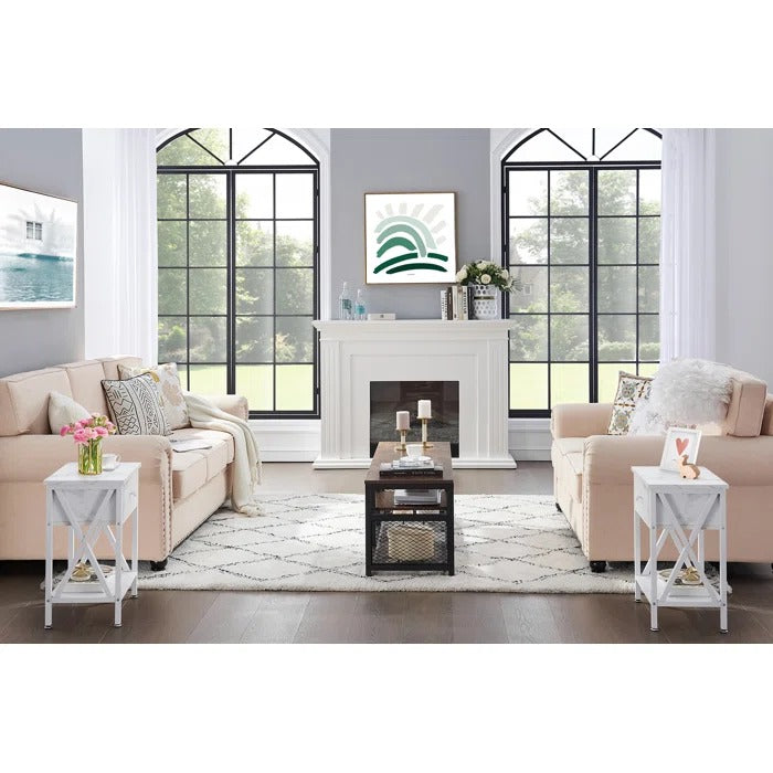 Halstein Lounge Bed Room Organizer Side Table Decor