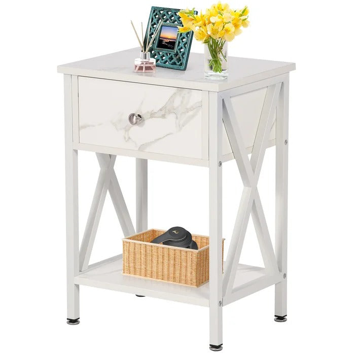 Halstein Lounge Bed Room Organizer Side Table Decor