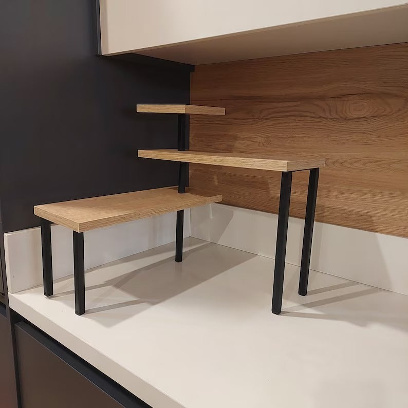 Ziggy Zone Corner Kitchen Spice Salt Organizer Storage Shelf Rack