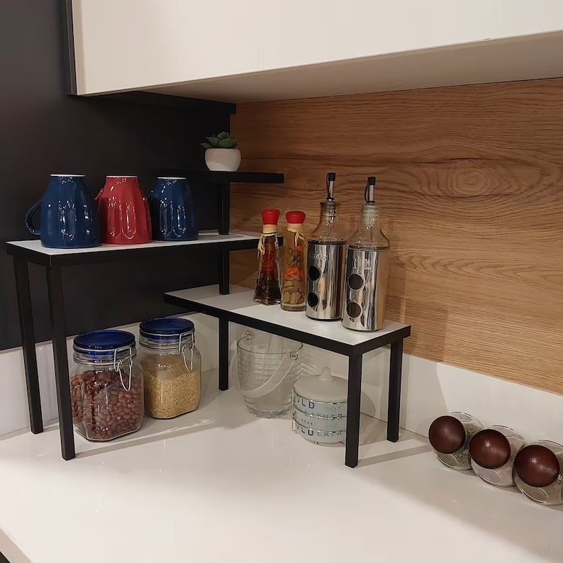 Ziggy Zone Corner Kitchen Spice Salt Organizer Storage Shelf Rack
