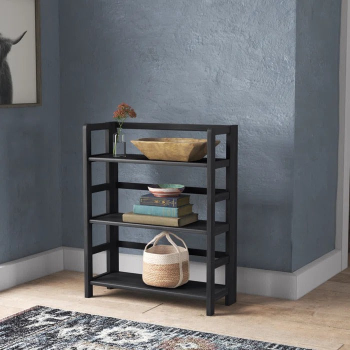 Muhittin Solid Wood Living Drawing Bedroom Office Work book case Organizer Rack
