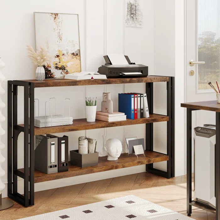 Smokestack Living Lounge Hallway book case Media Console Table
