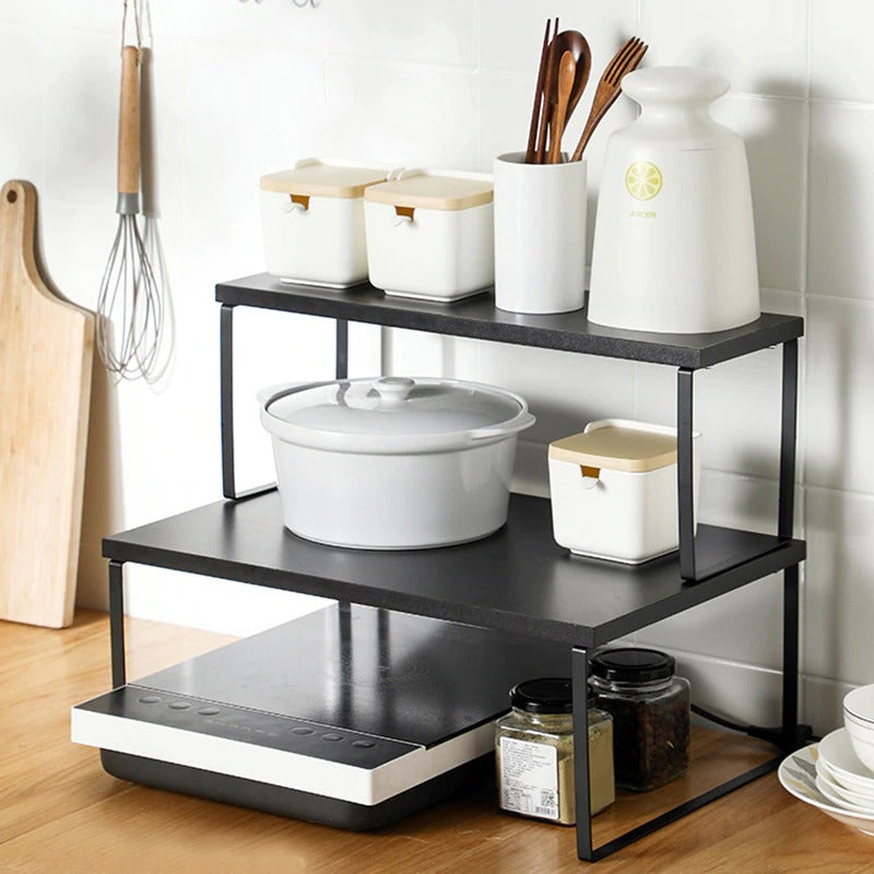 Kitchen Cabinet Metal Rack (Pack of 2)