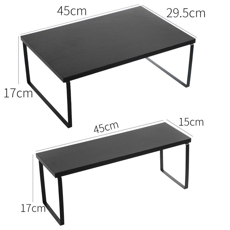 Kitchen Cabinet Metal Rack (Pack of 2)