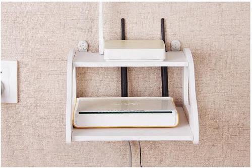 Double Layer Wall Mounted Lounge Living Room Floating Shelve Stand