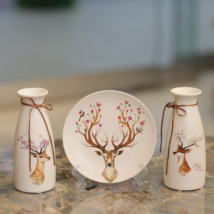 Ceramic Vase 3 Pcs Set -4