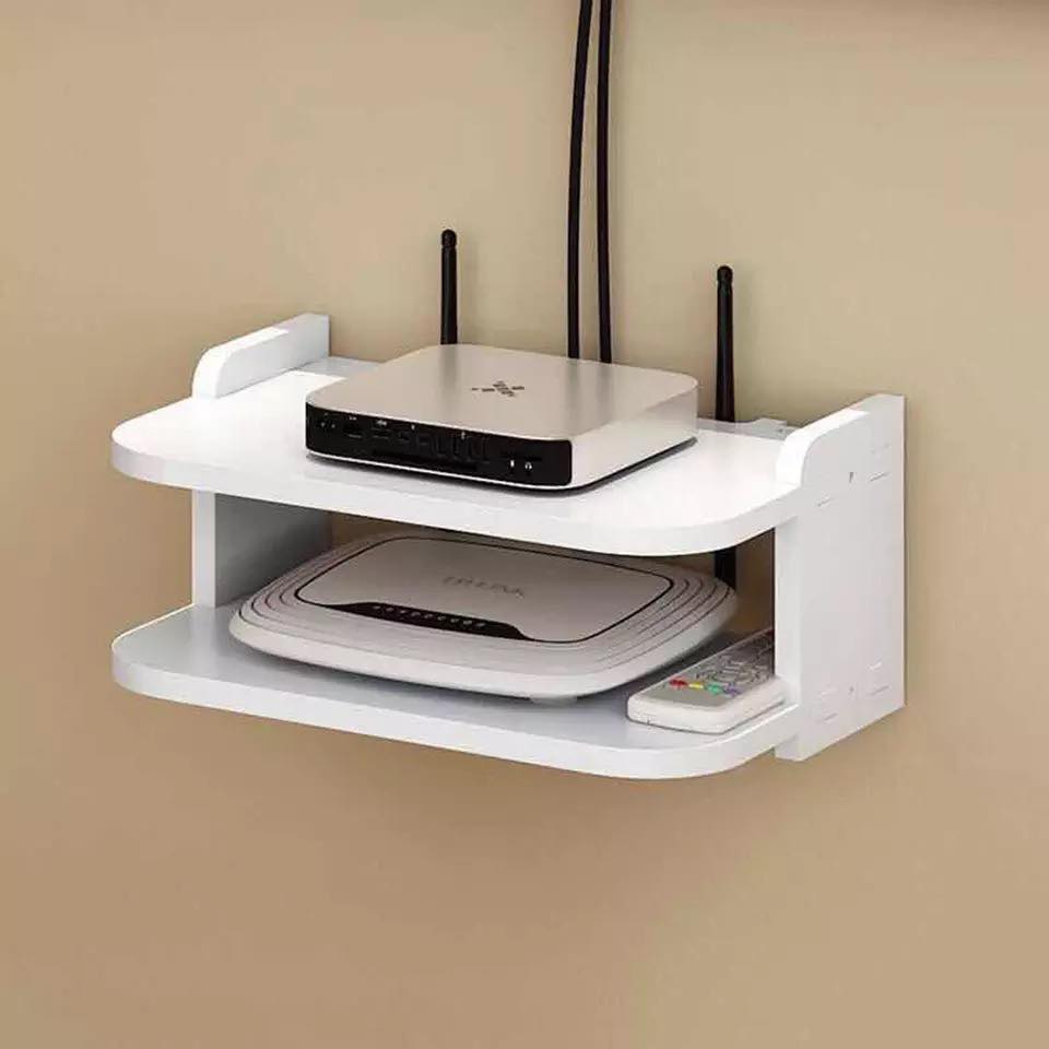 Floating Wifi Lounge Living Room Organizer Shelve