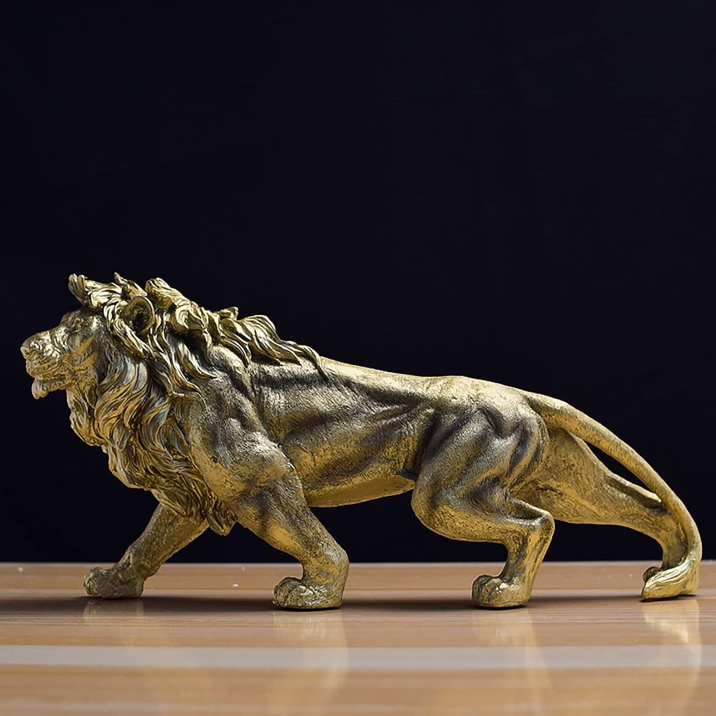 Mighty Lion Statue Resin Sculpture