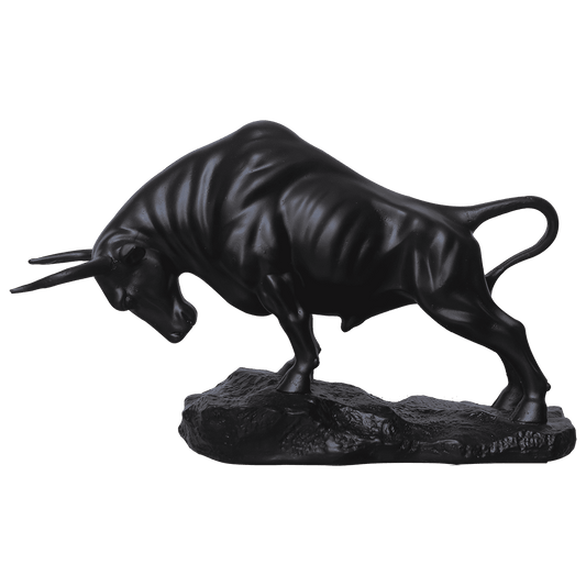 Vigorous Bull Sculpture