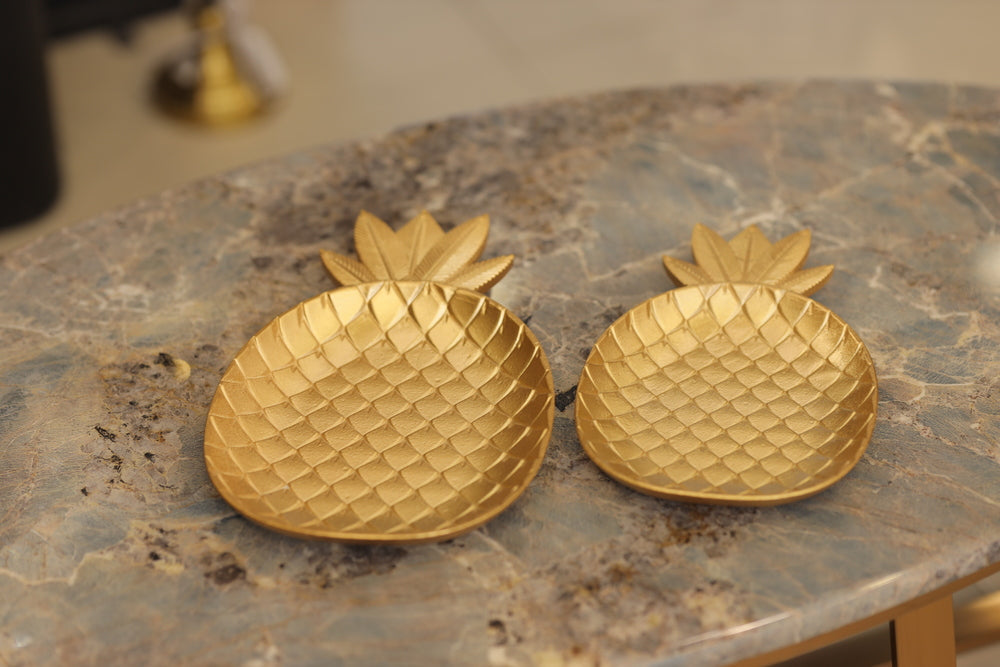 Golden Pineapple Tray