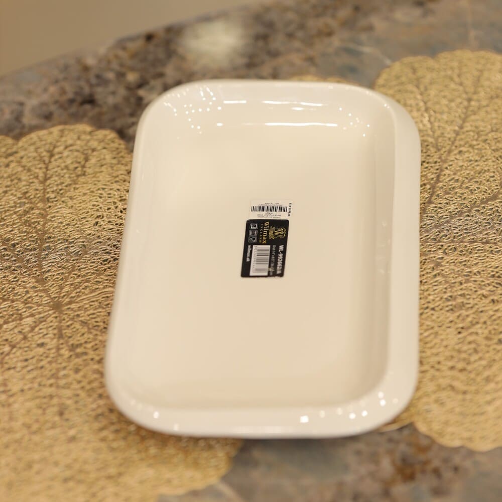 Wilmax Ceramic Rectangle Dish Edge (WL-99266)