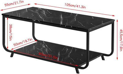 Homes Ailing 2-Tier Modern Coffee Table Center Table - Special