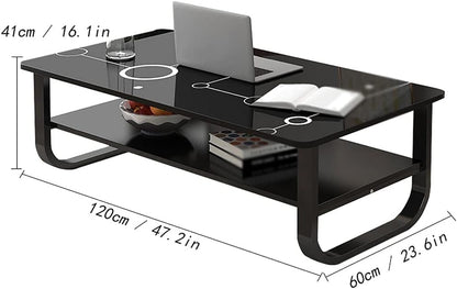 Luxury Tea Table Simple Living Room Nordic Double Layered Modern Furniture