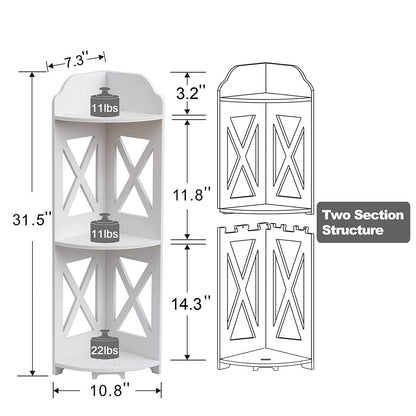 Bathroom Corner Rack