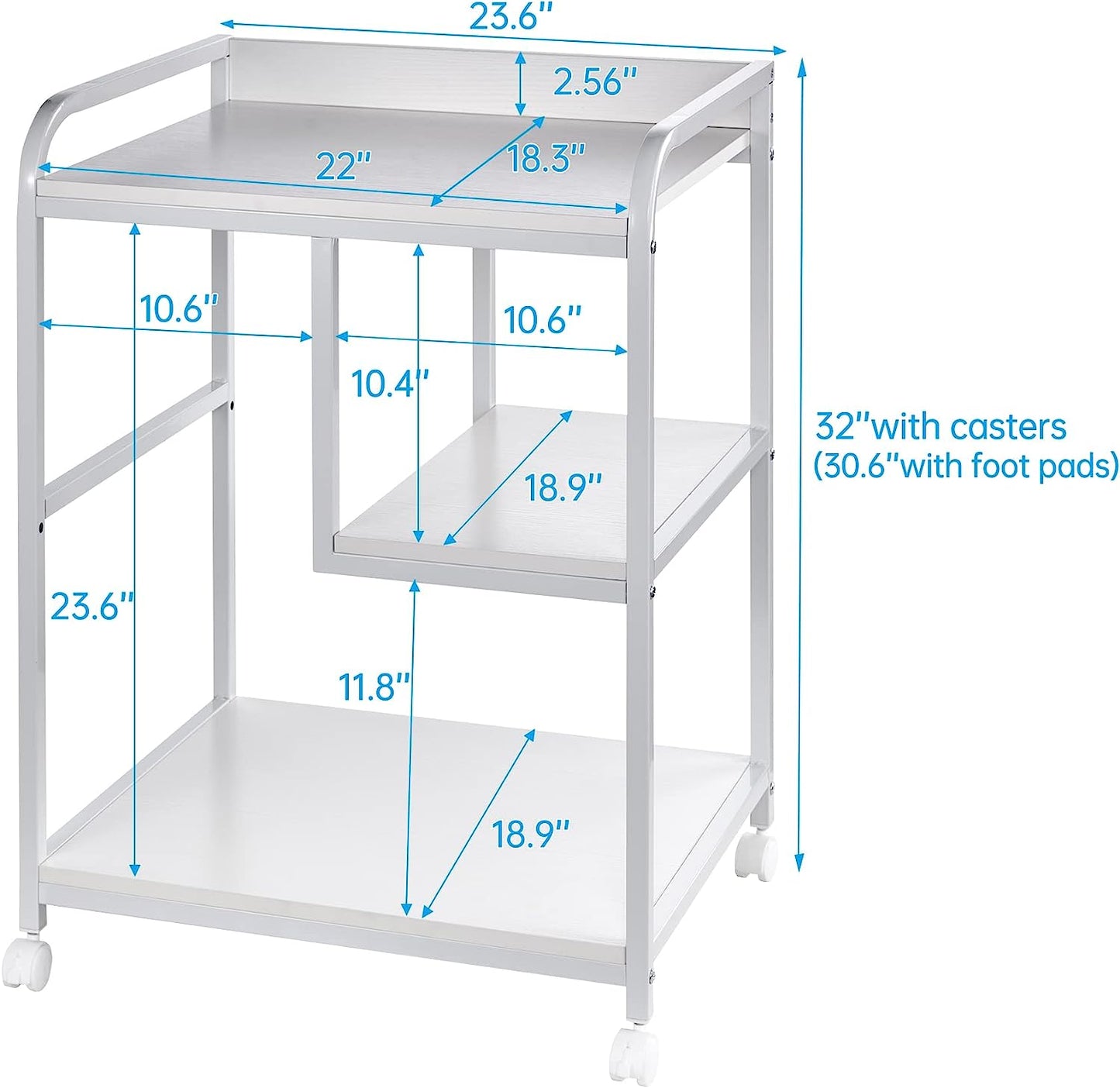 Fannova Rolling Printer Home Office Storage And Organization