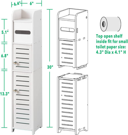 Slinel Tower Bathroom Rack