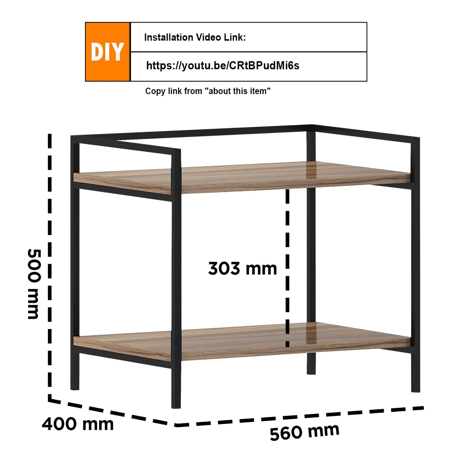 Klaxon Oven Spice Seasoning Storage Organizer Rack