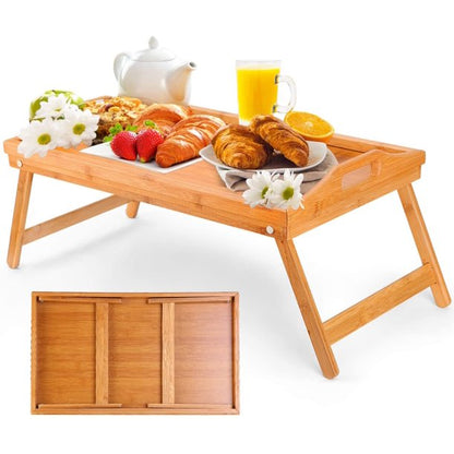 Bamboo Wooden Tray & Table