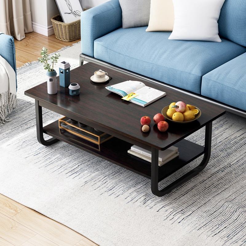 Luxury Tea Table Simple Living Room Nordic Double Layered Modern Furniture