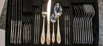 GMB Golden Cutlery Set (30 Pcs)