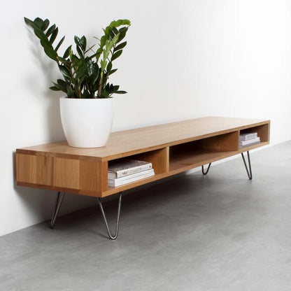 The Marston Lounge Console Hairpin Stand