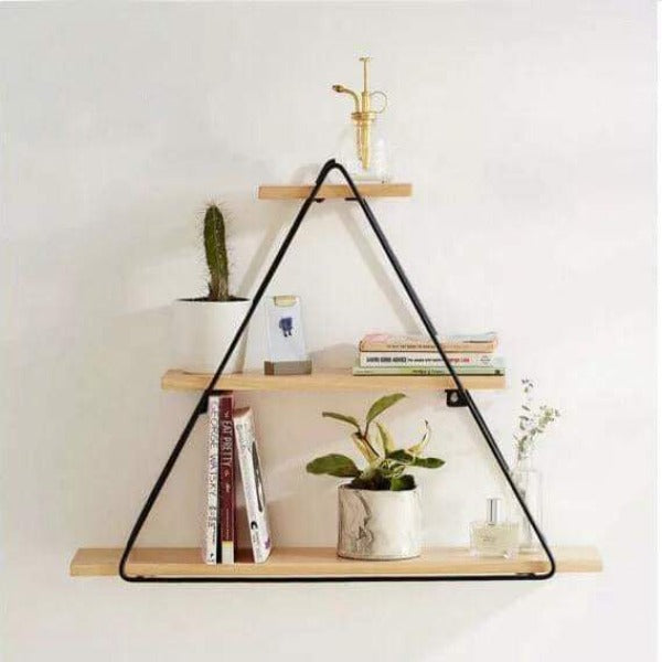 Chengxin Triangle Floating Wall Metal Organizer Shelf Decor - Special