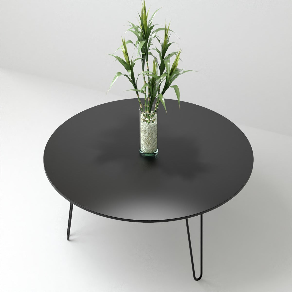 Tatami ways Contrasted Round Tables (Single)