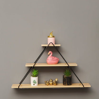 Chengxin Triangle Floating Wall Metal Organizer Shelf Decor - Special