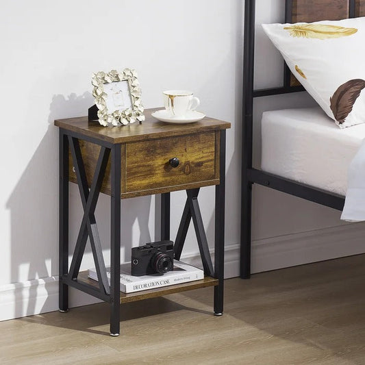 Halstein Lounge Bed Room Organizer Side Table Decor