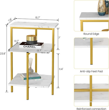 Modern Sofa side Table for Living Room, Bedroom, Office, Small Spaces - Special