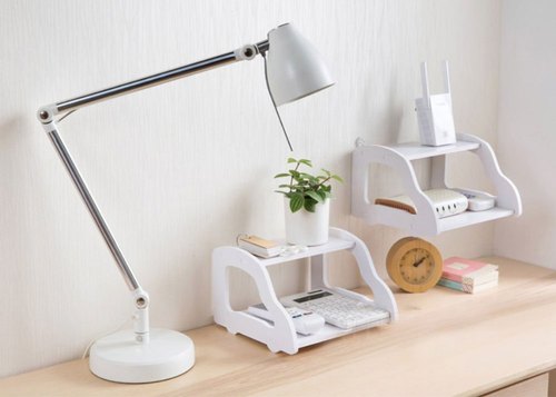 Double Layer Wall Mounted Lounge Living Room Floating Shelve Stand