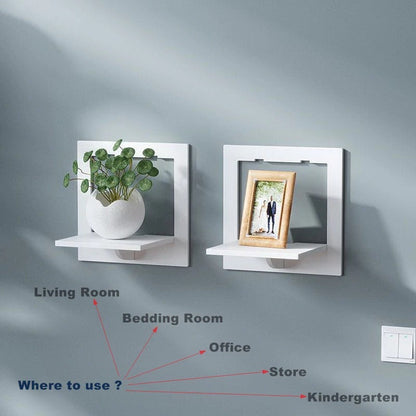 Creative Wall Mounted Organizer Shelf Decor