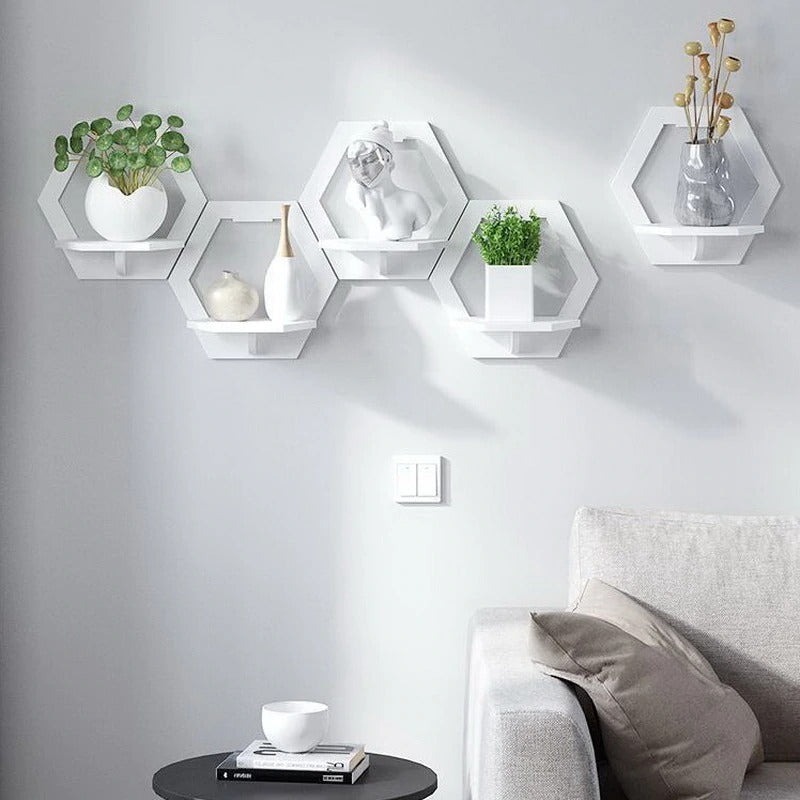 Creative Wall Mounted Organizer Shelf Decor