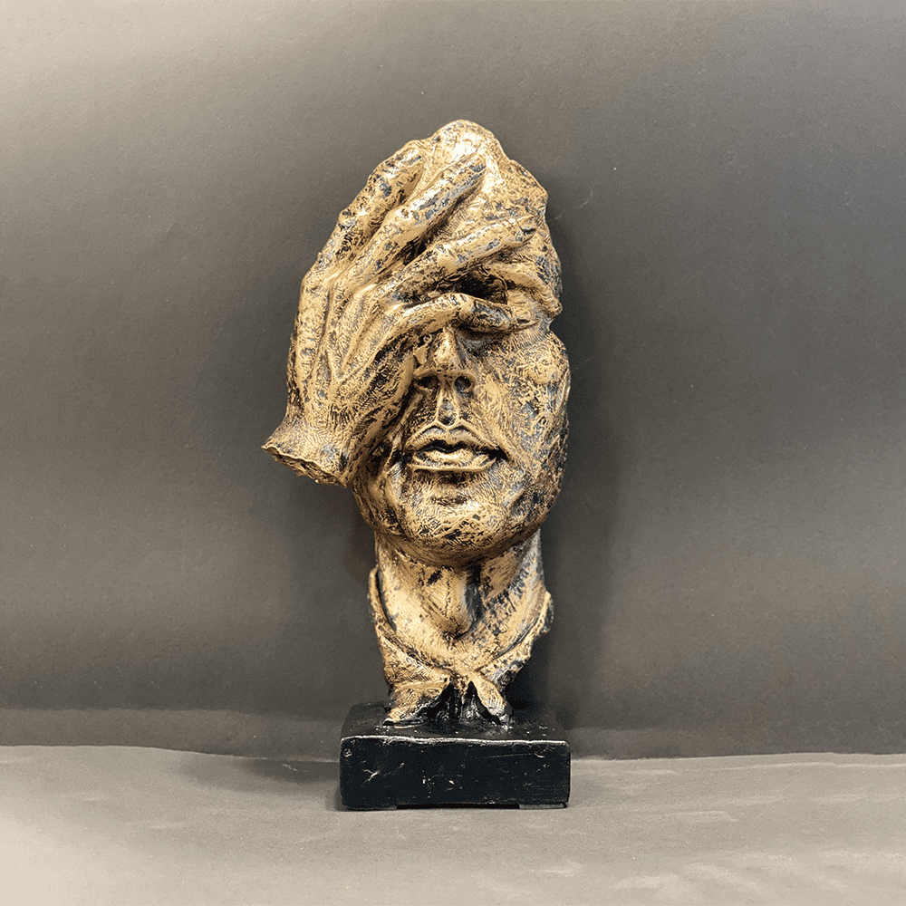 Silent Face Abstract Sculpture